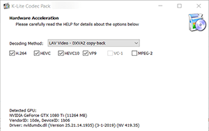 к лайт кодек пак